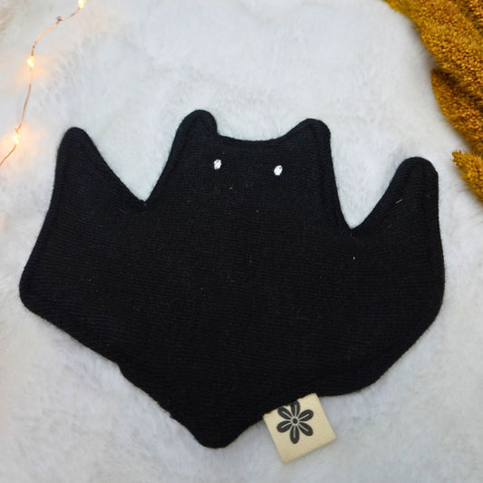 Dessous de verre forme de chauve souris/ noir / automne / halloween / artisanal / fabriqué en France / écoresponsable